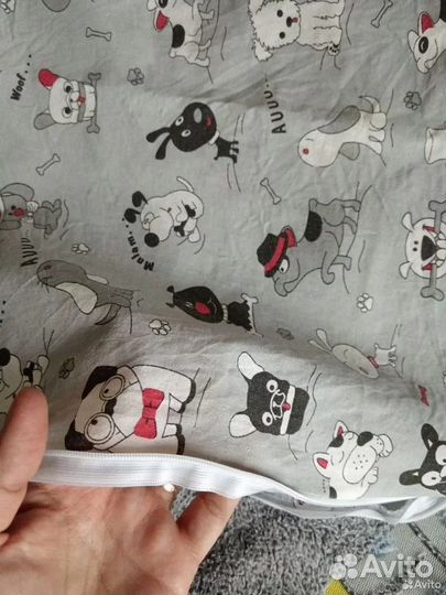 Наволочки хлопок 40х40 детские кошечки собачки