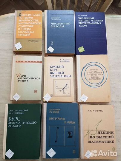 Книги по математике алгебре физике