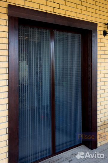 Москитная сетка гармошка плиссе