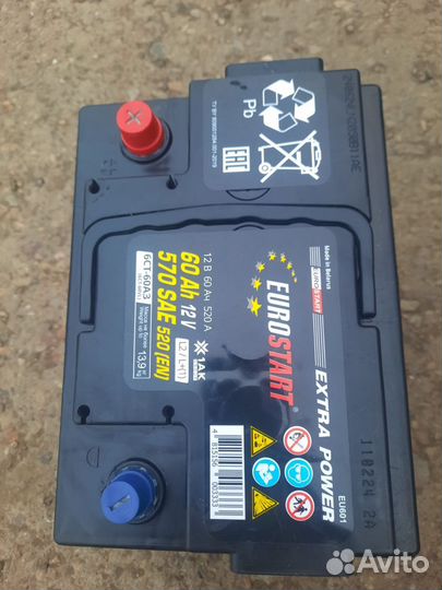 Аккумулятор Euro Start 60A