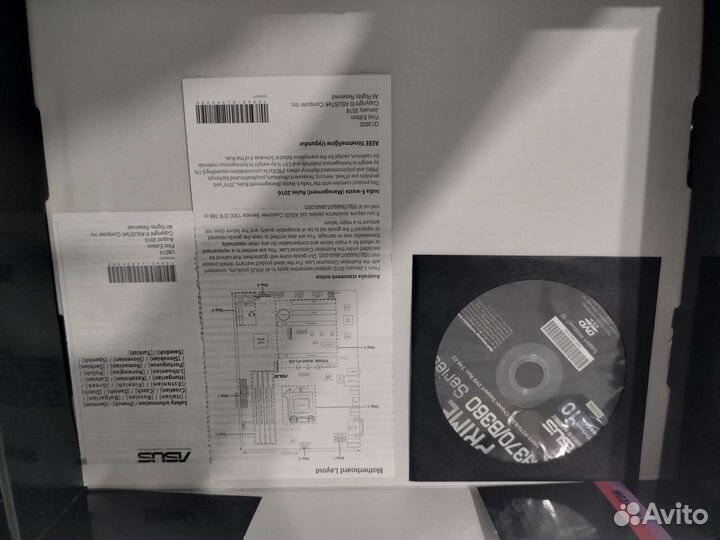 Материнская плата Asus Prime B360-Plus неисправная