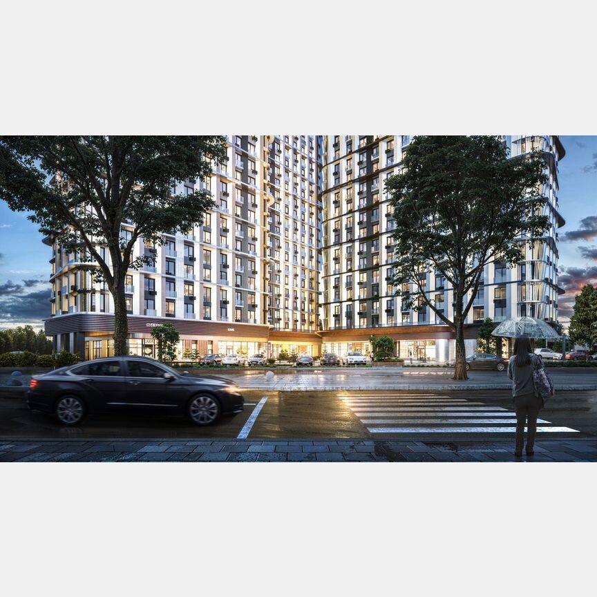 Квартира-студия, 23,7 м², 5/21 эт.