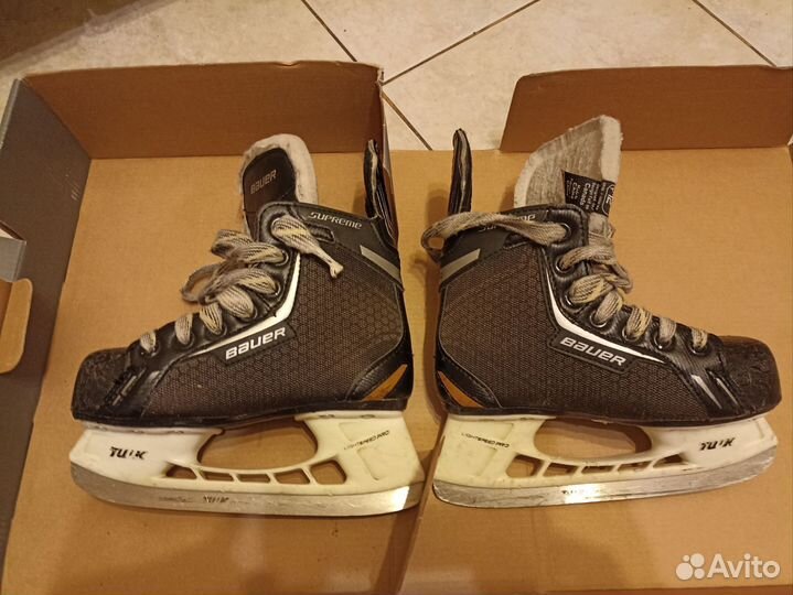 Коньки хоккейные Bauer supreme pro детские