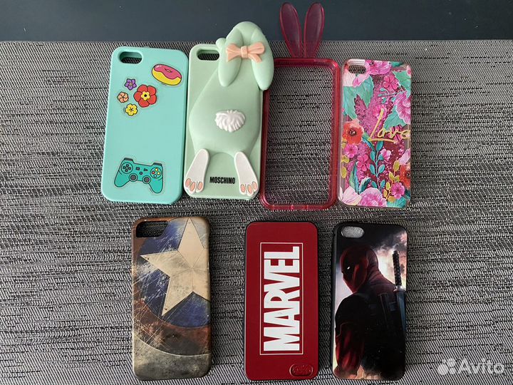 Чехлы на iPhone 5 5s,se пакетом