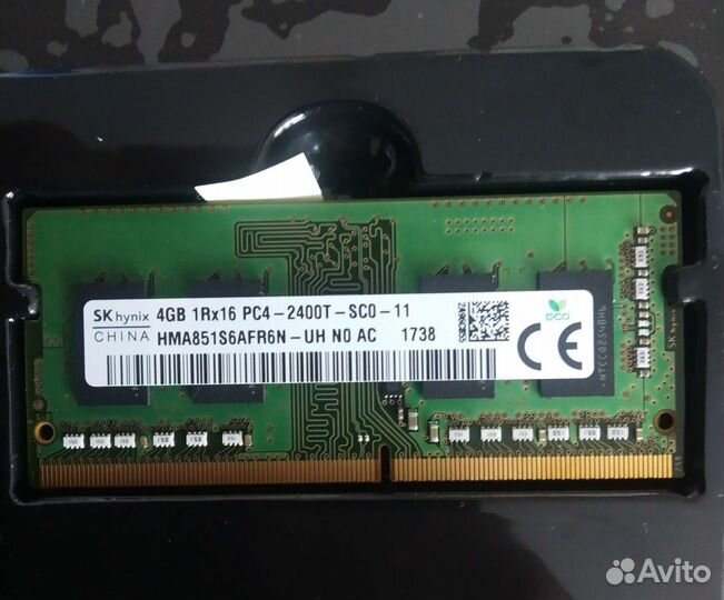 Оперативная память ddr4 4gb 2400