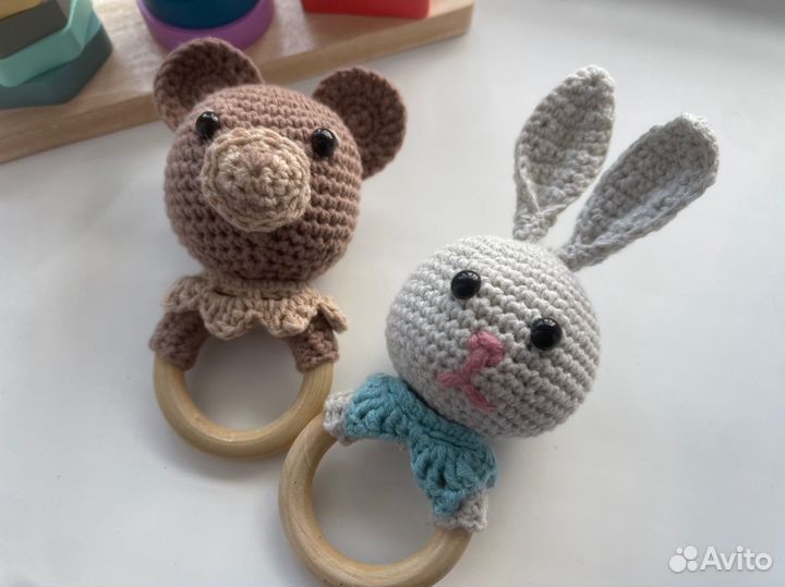 Мишка Тедди ручная работа амигуруми