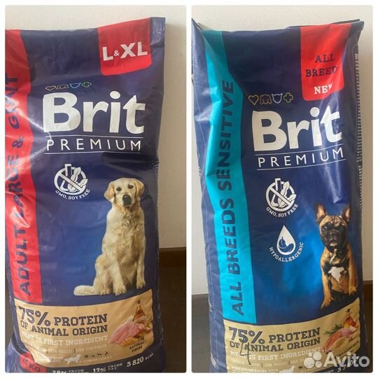 Корм для собак Brit 15 кг