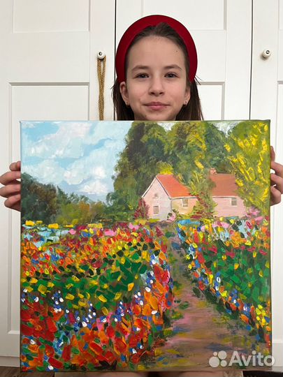 Картина холст масло импрессионизм