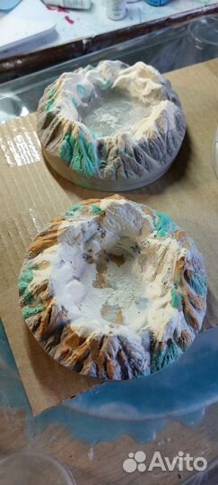 Пепельница из гипса