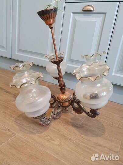 Люстра винтажная времен СССР