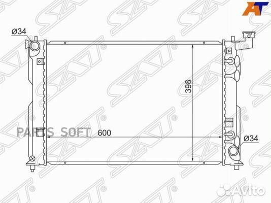 Радиатор охлаждения Тойота Виш 01
