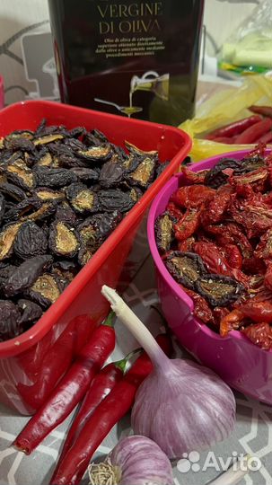 Вяленые помидоры, чернослив