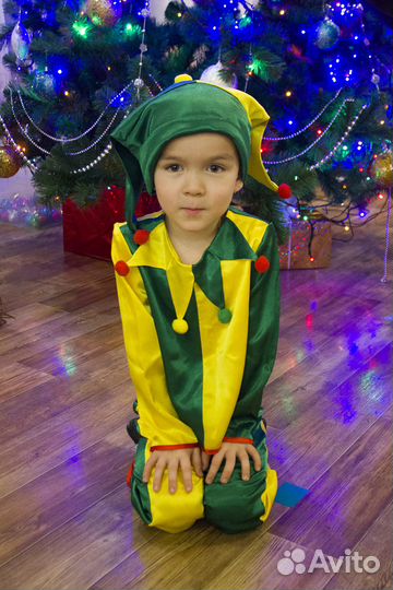 Костюм Новогодний для мальчика Арлекин