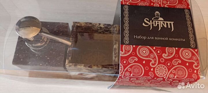 Набор для ванной комнаты из стеатита Индия