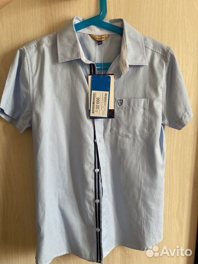 Рубашка для мальчика 140 новая