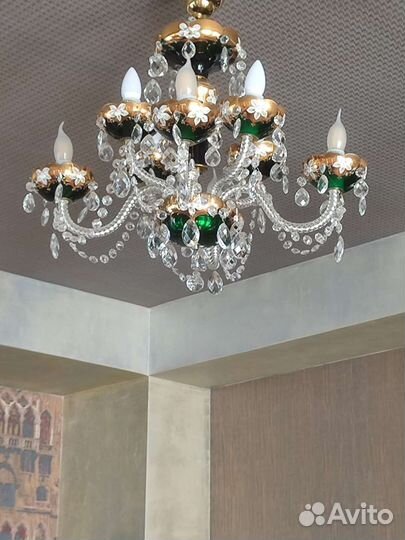 Люстра Чехия богемия