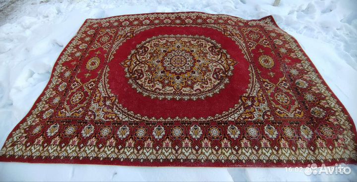 Ковер шерсть с синтетикой СССР