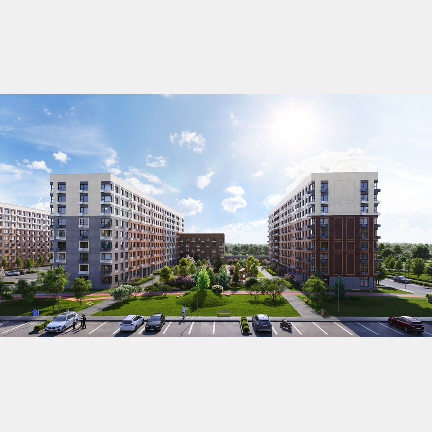 1-к. квартира, 34,6 м², 8/9 эт.