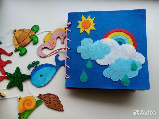 Книжка из фетра Подвеска на мобиль