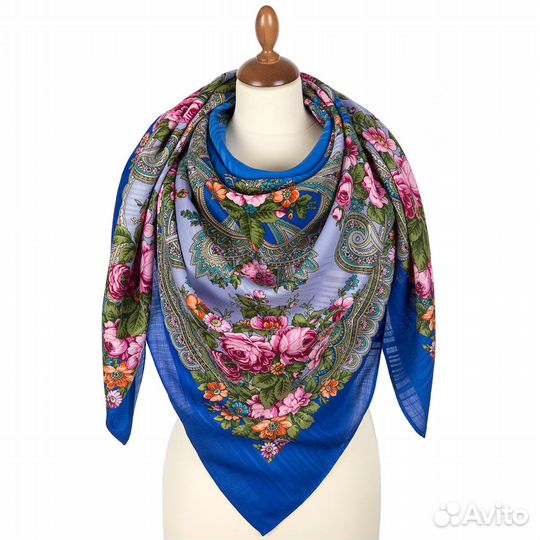 Павловопосадский платок. Серебро