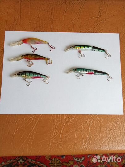 Для рыбалки: воблеры, блесны, силик. приманки и др