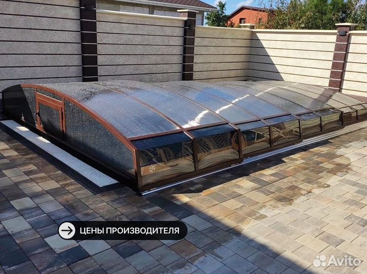 Павильон из поликарбоната для бассейна