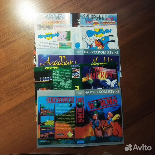 Картриджи sega обложки. 190 штук