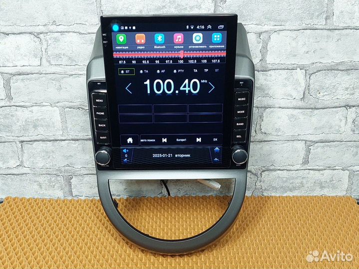 Магнитола 2/32 Kia Soul 1 дорест Tesla IPS