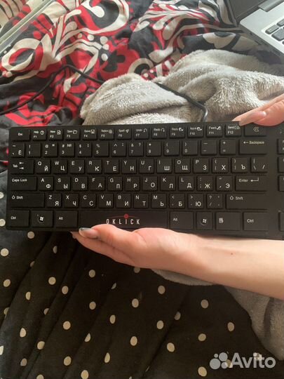 Клавиатура для офиса oklick с портом usb