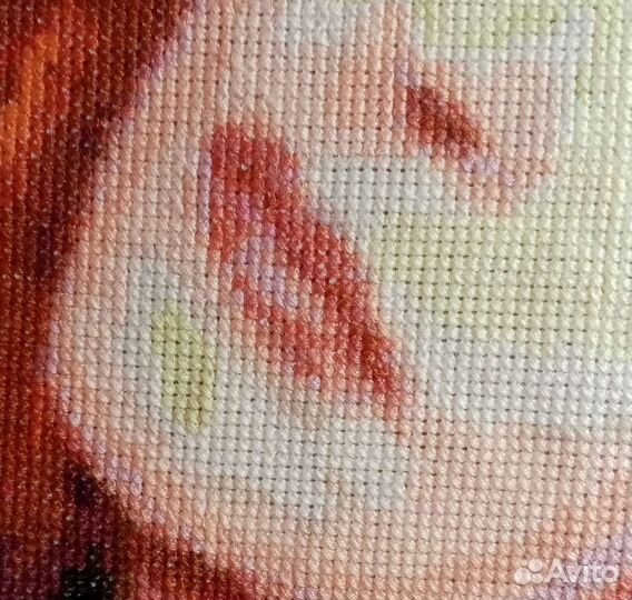Картина. Вышивка крестиком. Ручная работа