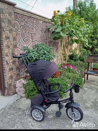 Детский велосипед с родительской ручкой