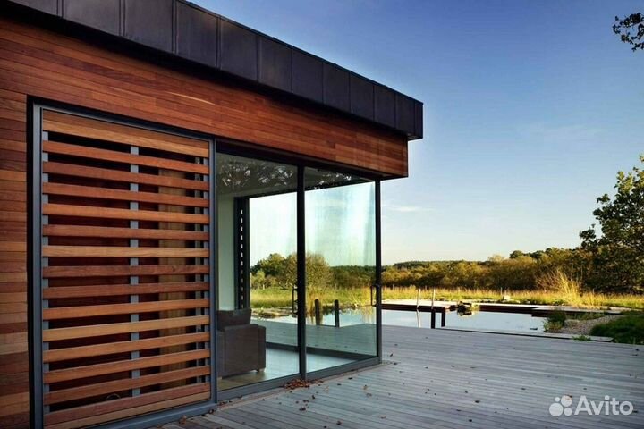 Планкен прямой за м2 45 мм 95 мм 6000 мм, ав