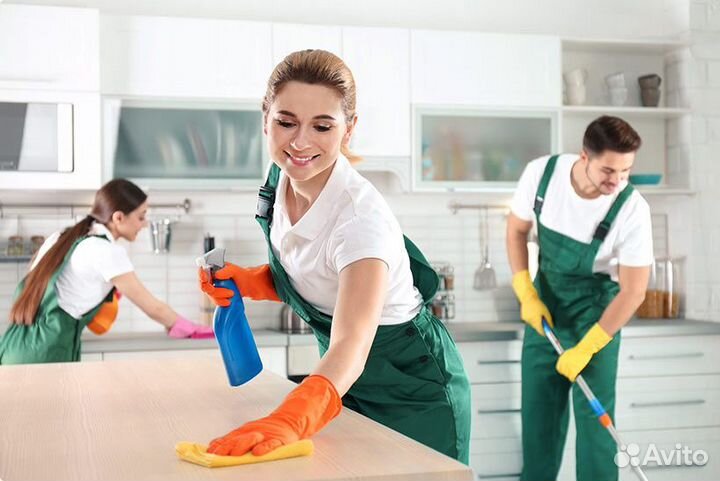 Уборка квартир, домов, офисов до и после ремонта