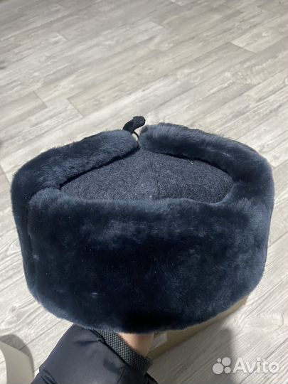 Шапка Ушанка офицерская зимняя