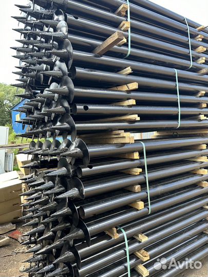 Монтаж винтовых свай