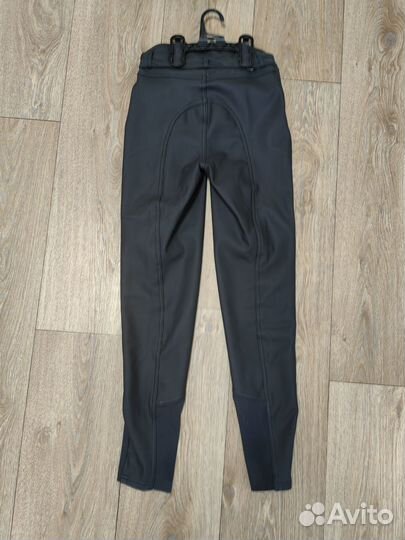 Утепленные кожаные бриджи для конного спорта