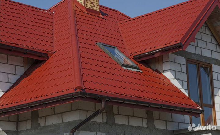 Кровля в размер