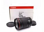 Canon EF 135mm f/2L USM в упаковке