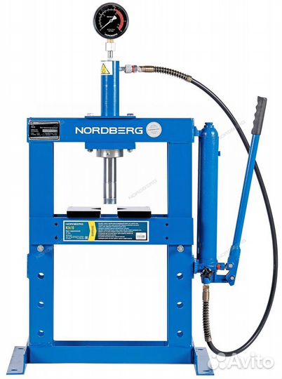 Гидравлический пресс настольный, 10 т, Nordberg