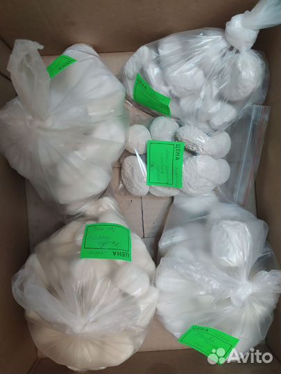 Природный мел, глина, каолин