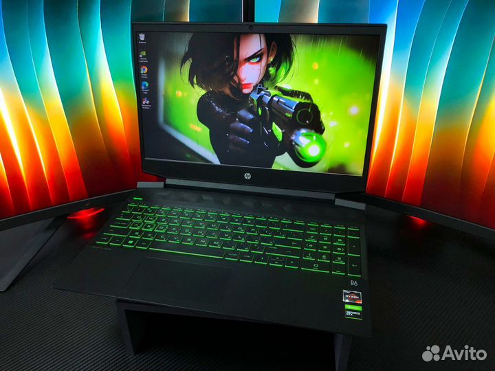 Игровой ноутбук HP Geforce GTX / Full HD