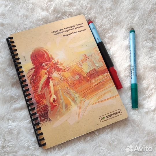 Многоразовая тетрадь/ежедневник Добробук