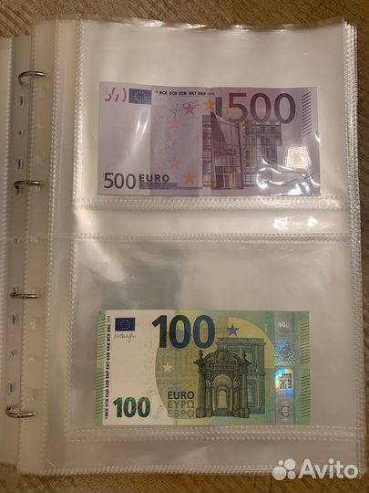 Листы для банкнот