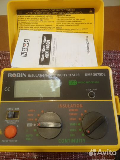 Тестер (мегаомметр) Robin KMP 3075DL