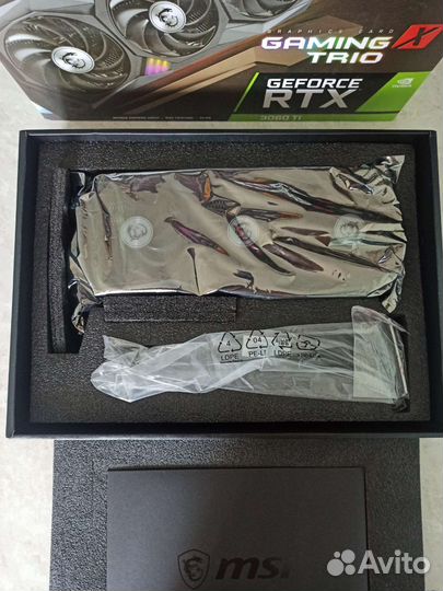 Новая RTX 3060 Ti MSI Gaming X Trio gddr6X 8 GB