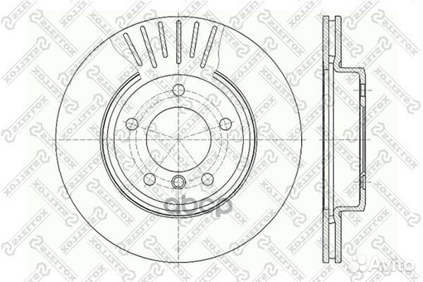 6020-1540V-SX диск тормозной передний BMW E46