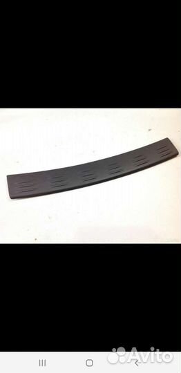 Накладка на задний бампер хендай сантафе класик