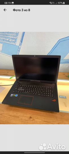 Ноутбук asus rog
