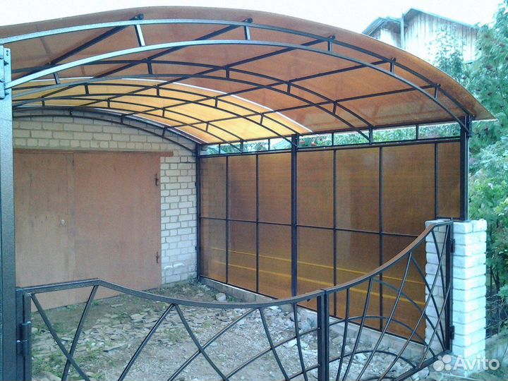 Навес односкатный