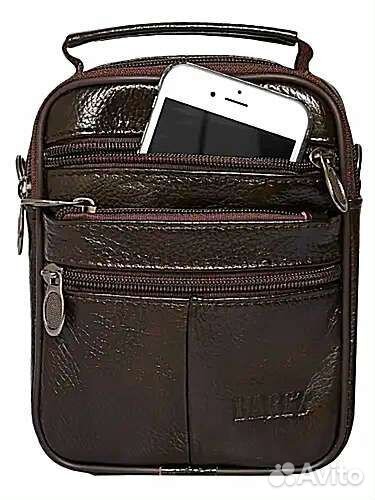Кожаная мужская сумка barez
